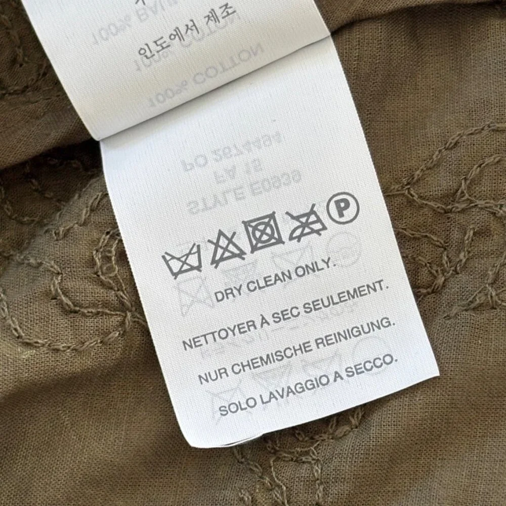 J. Crew Green Camo Iridescent Sequin Tank Top